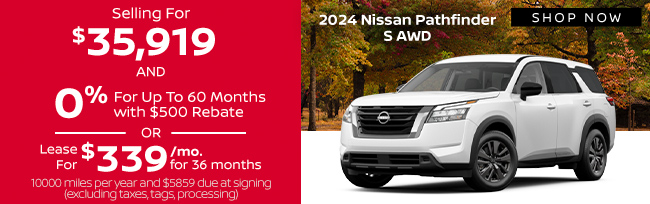 2024 Nissan Pathfinder S AWD