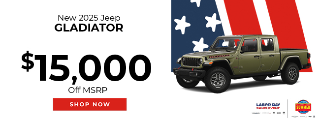 2025	Jeep	Gladiator offer