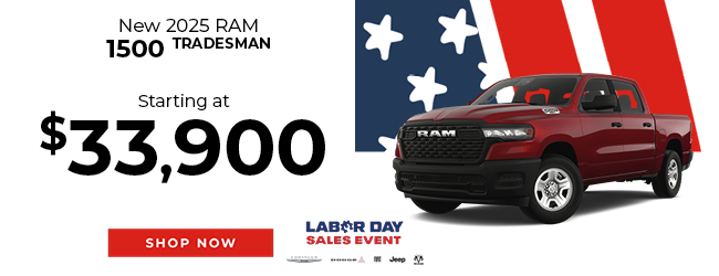 2025	RAM	1500	Tradesman offer