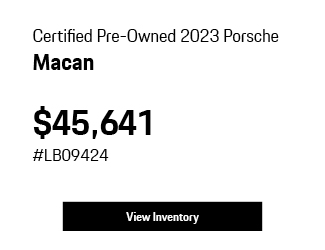 Certified Used 2023 Porsche Macan offer