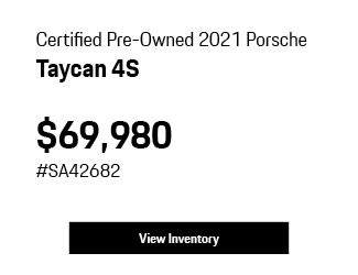 Certified Used 2021 Porsche Taycan 4S offer