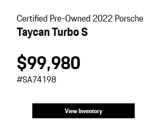 Certified Used 2022 Porsche Taycan Turbo S offer