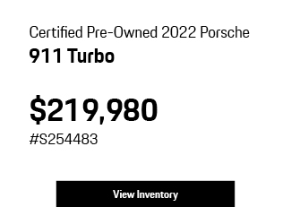 Certified Used 2022 Porsche 911 Turbo offer
