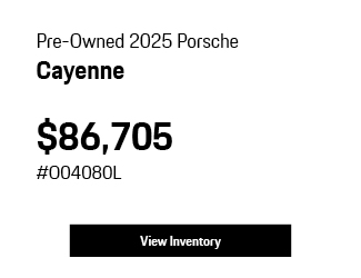 Used 2025 Porsche Cayenne offer