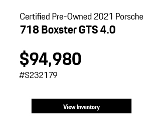 special offer on new Porsche Boxster