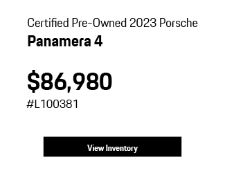 special offer on new Porsche Panamera 4