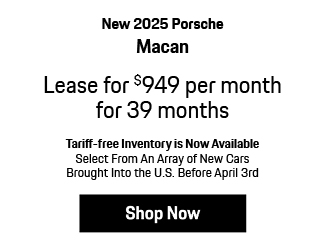 special offer on new Porsche Macan