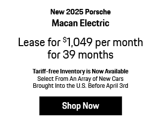 special offer on new Porsche Macan