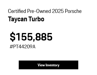 Certified Pre-Owned 2025 Porsche Taycan Turbo offer
