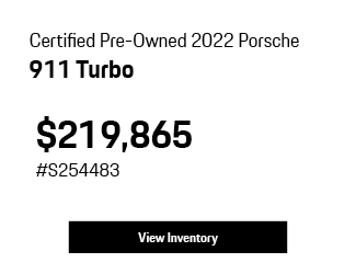 Certified Pre-Owned 2022 Porsche 911 Turbo offer