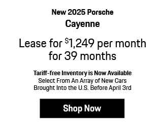 2025 Porsche Cayenne offer