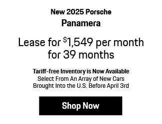 2025 Porsche Panamera offer