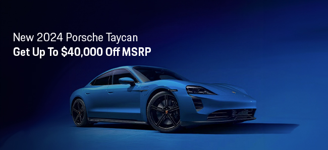 2024 Porsche Taycan - get up to 40k off MSRP