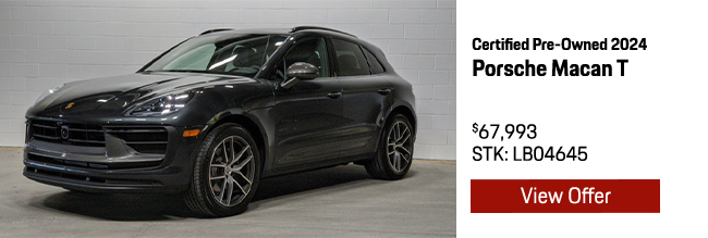 Certified Pre-Owned 2024 Porsche Macan T