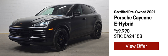 Certified Pre-Owned 2021 Porsche Cayenne E-Hybrid