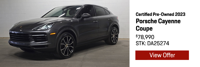 Certified Pre-Owned 2023 Porsche Cayenne Coupe