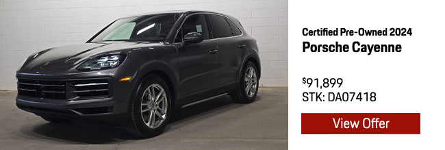 Certified Pre-Owned 2024 Porsche Cayenne