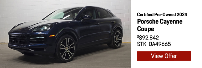 Certified Pre-Owned 2024 Porsche Cayenne Coupe