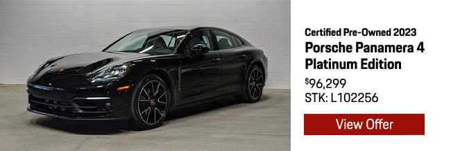 Certified Pre-Owned 2023 Porsche Panamera 4 Platinum Edition