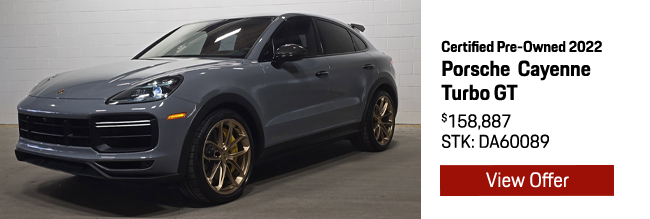 Certified Pre-Owned 2022 Porsche Cayenne Turbo GT