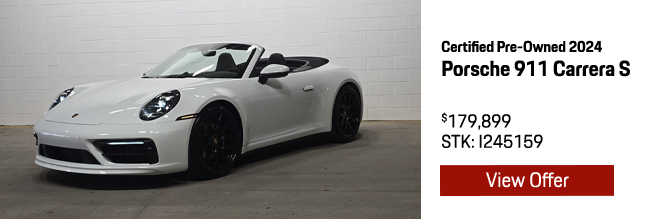 Certified Pre-Owned 2024 Porsche 911 Carrera S