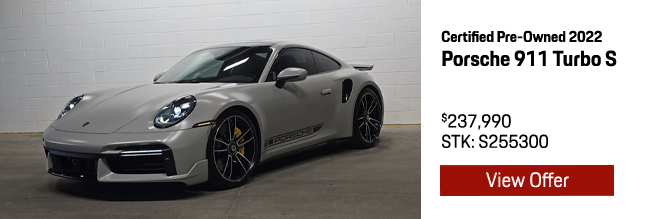 Certified Pre-Owned 2022 Porsche 911 Turbo S