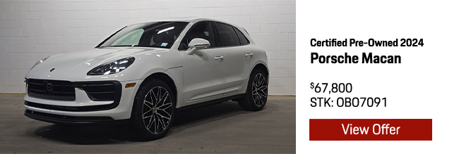 Certified Pre-Owned 2024 Porsche Macan