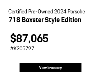 Certified Pre-Owned 2026 Porsche Macan offer