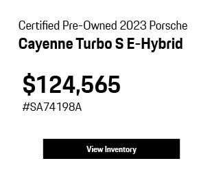 Certified Pre-Owned 2023 Porsche Cayenne Turbo S E-Hybrid offer