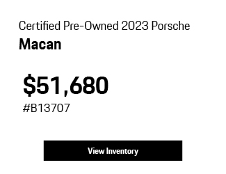 Certified Pre-Owned 2023 Porsche Macan offer