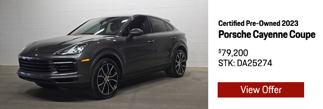 Certified Pre-Owned 2023 Porsche Cayenne Coupe