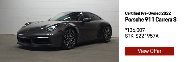 Certified Pre-Owned 2022 Porsche 911 Carrera S