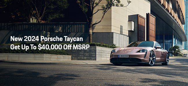 New 2024 Porsche Taycan - get up to 40k off MSRP