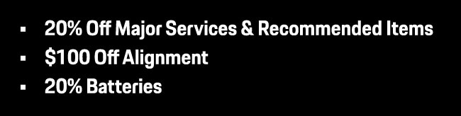 Service Specials