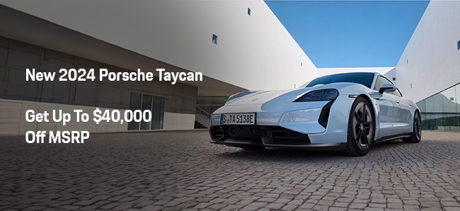 New 2024 Porsche Taycan - get up to 40k off MSRP