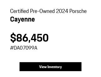 Certified Pre-Owned 2024 Porsche Cayenne offer