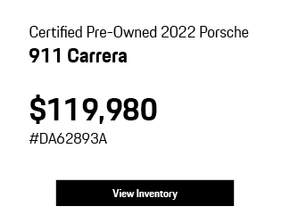 Certified Pre-Owned 2022 Porsche 911 Carrera offer
