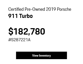Certified Pre-Owned 2019 Porsche 911 Turbo S offer