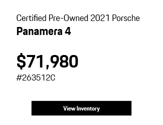 Certified Pre-Owned 2021 Porsche Panamera 4 E-Hybrid offer