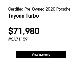 Certified Pre-Owned 2020 Porsche Taycan Turbo offer