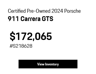 Certified Pre-Owned 2026	Porsche	911	Carrera offer