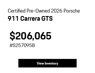 Certified Pre-Owned 2018	Porsche	911	GT3 offer