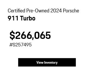 Certified Pre-Owned 2024	Porsche	911	Turbo offer