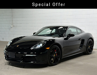 Certified Pre-Owned 	2018	Porsche	718	Cayman S