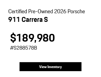 Certified Pre-Owned 2026	Porsche	911	GT3 w/ Touring Package offer