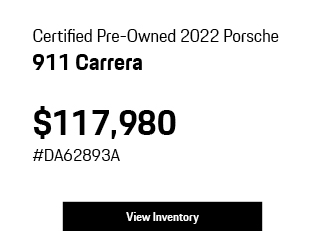 Certified Pre-Owned 2025 Porsche Carrera Offer