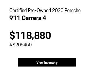 Certified Pre-Owned 2020 Porsche Carrera 4 offer
