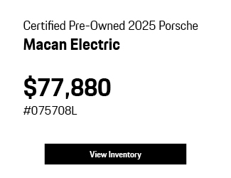 Certified Pre-Owned 2025 Porsche Macan Electric 4 offer