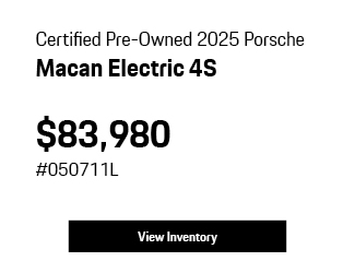 Certified Pre-Owned 2024 Porsche Macan Electric 4s offer