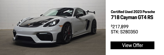 Certified Pre-Owned 2023 Porsche 718 Cayman